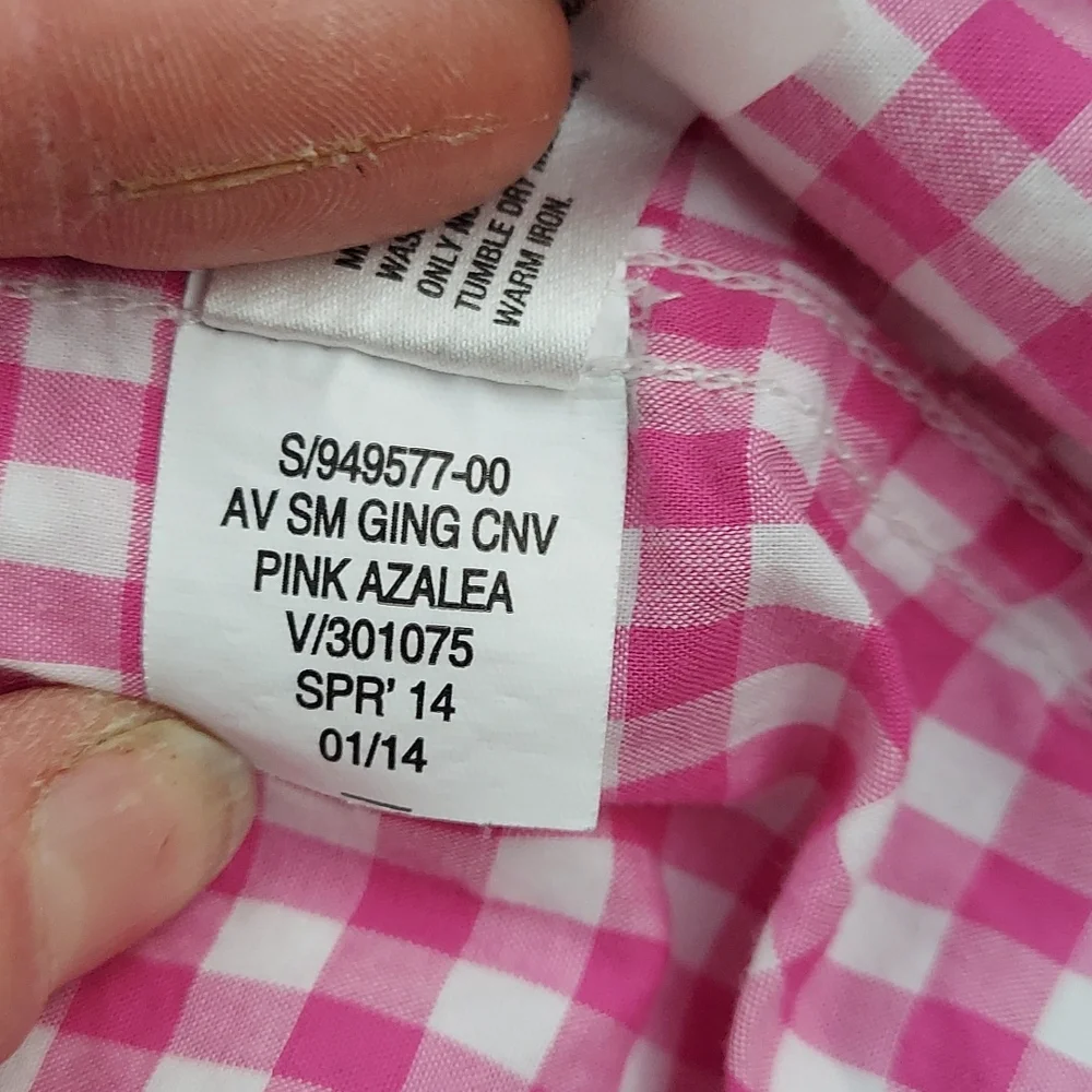 ⭐️ 5/$30 GAP kids _pink plaid 4T_ button up